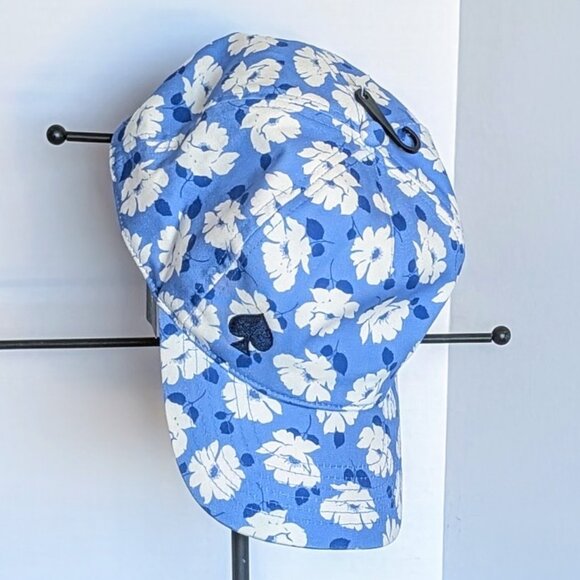 ♠️ Kate Spade New York Floral Cotton Baseball Cap NWT - Picture 3 of 7